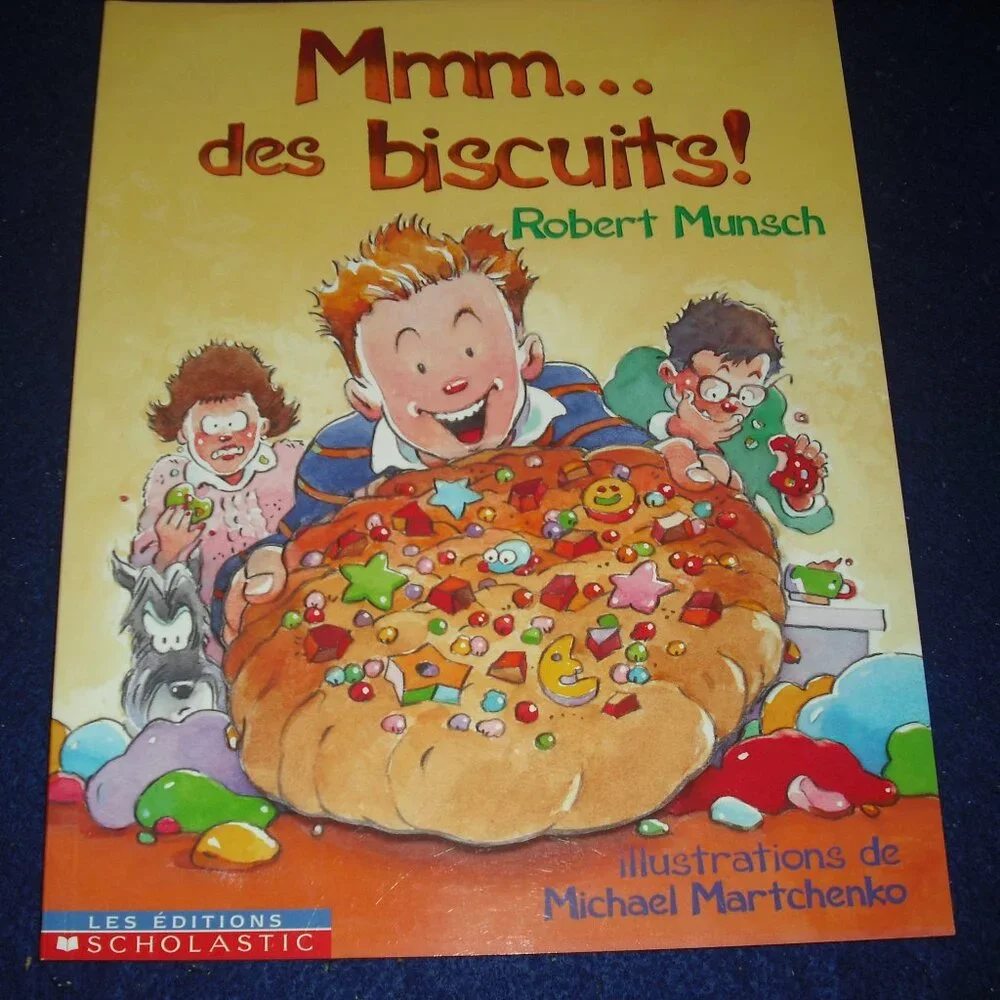 Munsch Vroum ! Mmm Mmm! des Biscuits by Robert Munsch French New x 2